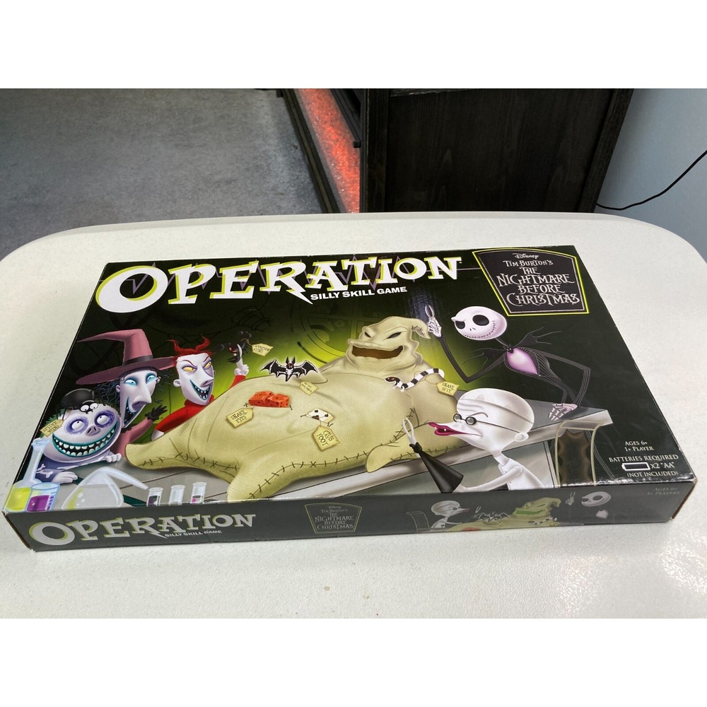 Operation The Nightmare Before Christmas Board Game Complete Tested Halloween